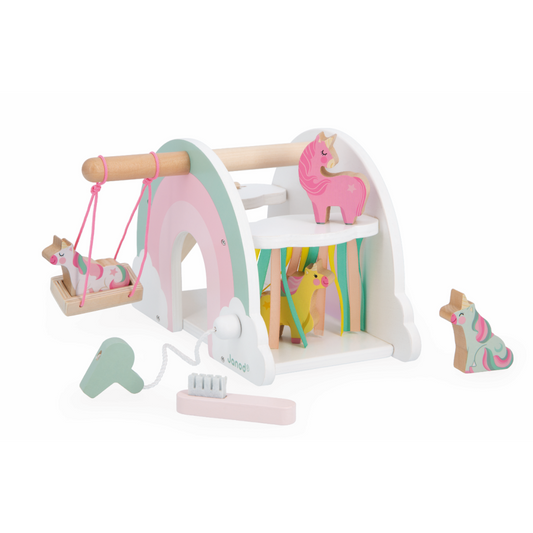 Tomfoolery Toys | Unicorn Rainbow House