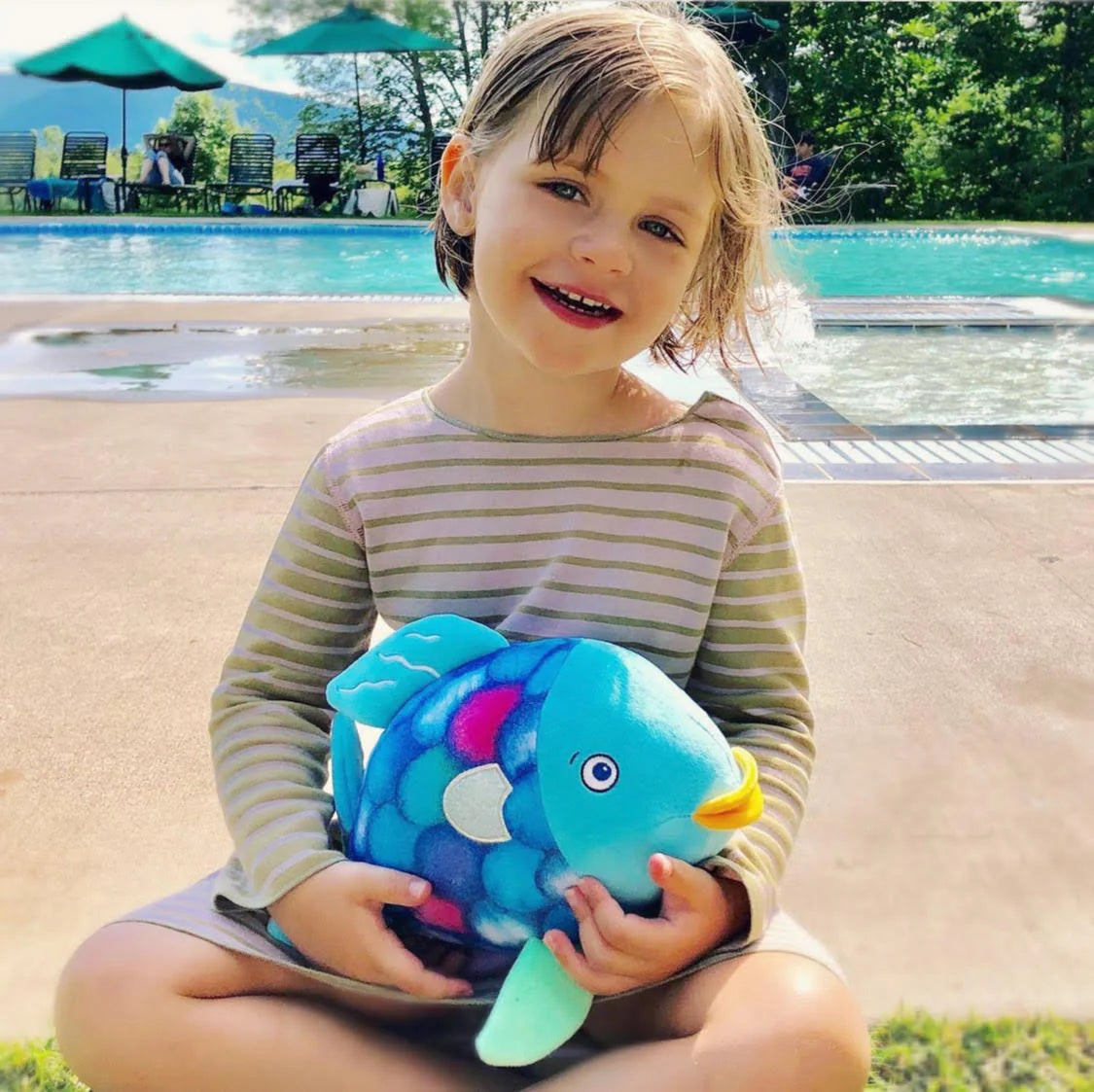 Rainbow Fish Soft Toy Cover