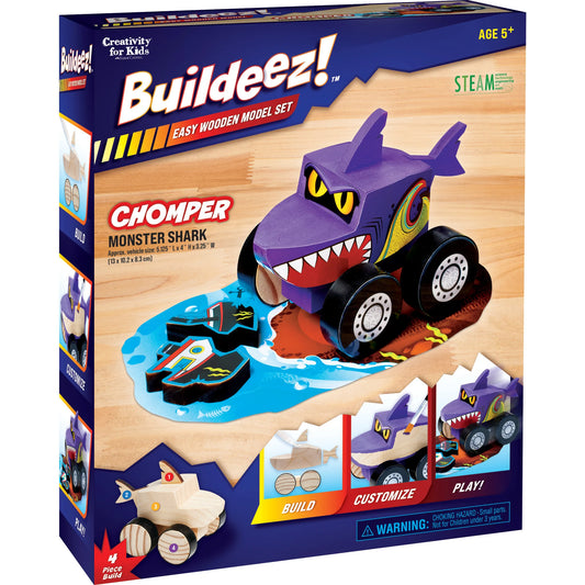 Tomfoolery Toys | Buildeez! Monster Shark Chomper