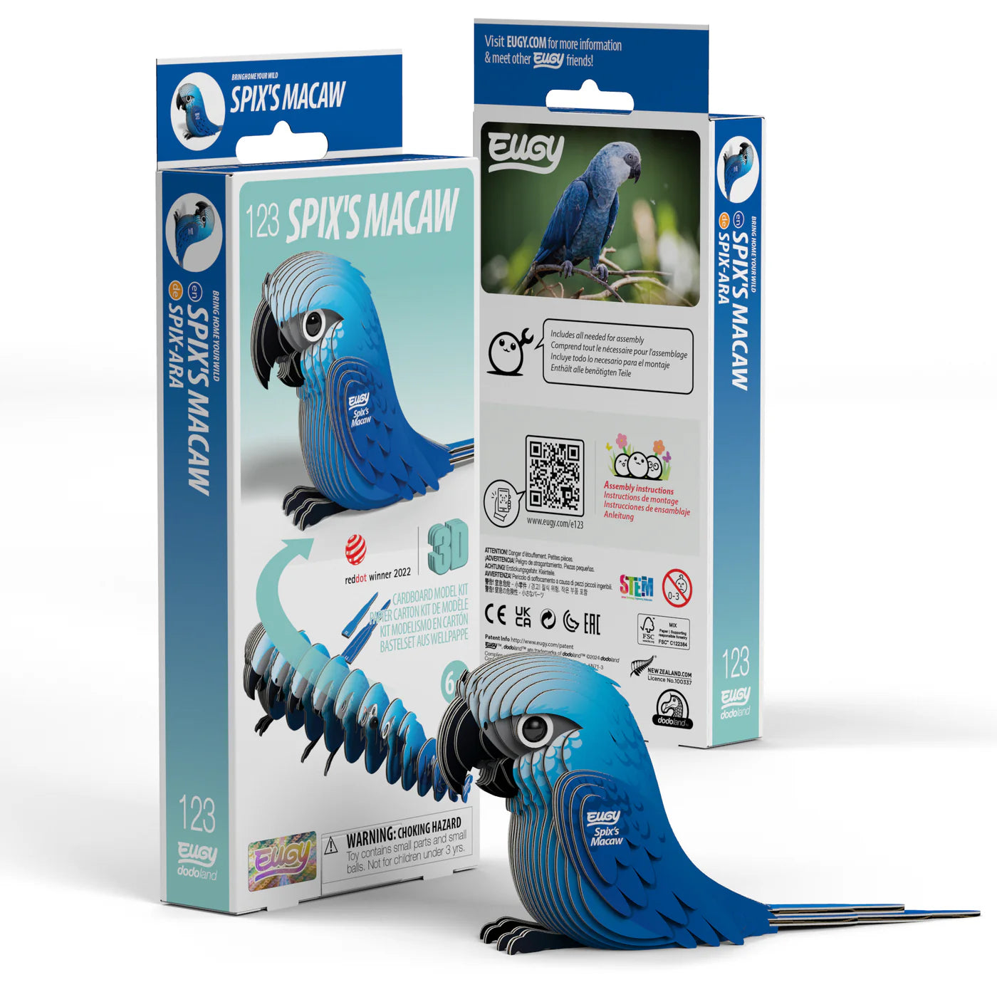 Tomfoolery Toys | Spix's Macaw 3D Puzzle