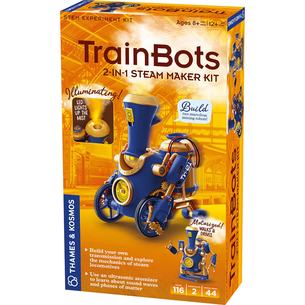 TrainBots: 2-in-1 STEAM Maker Kit Cover