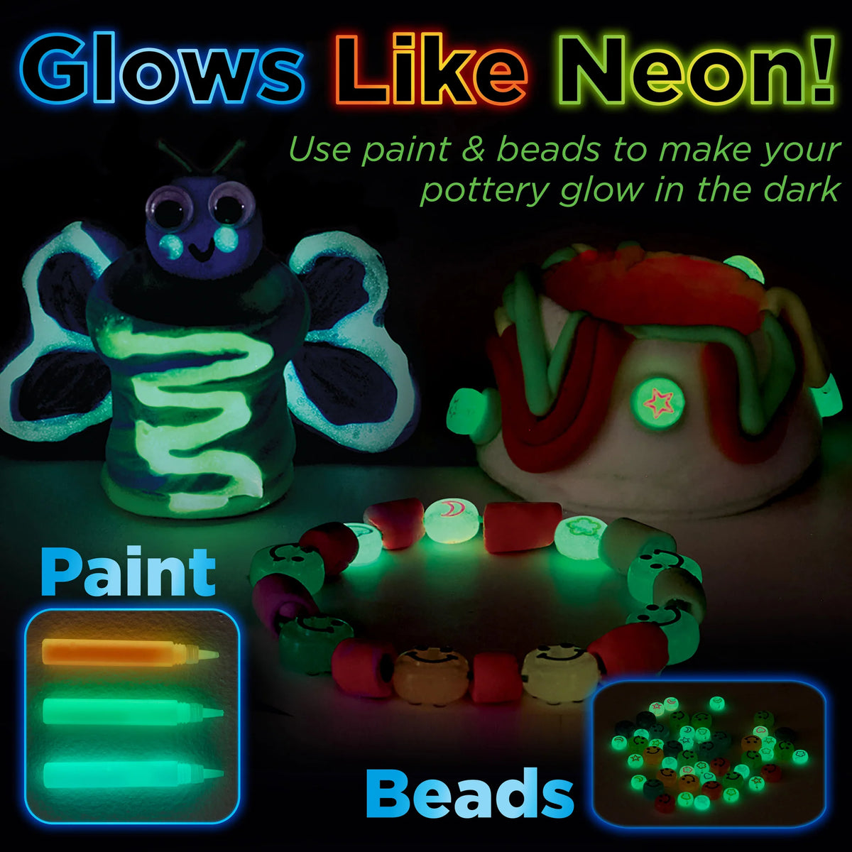 Neon Glow Pottery Studio Cover