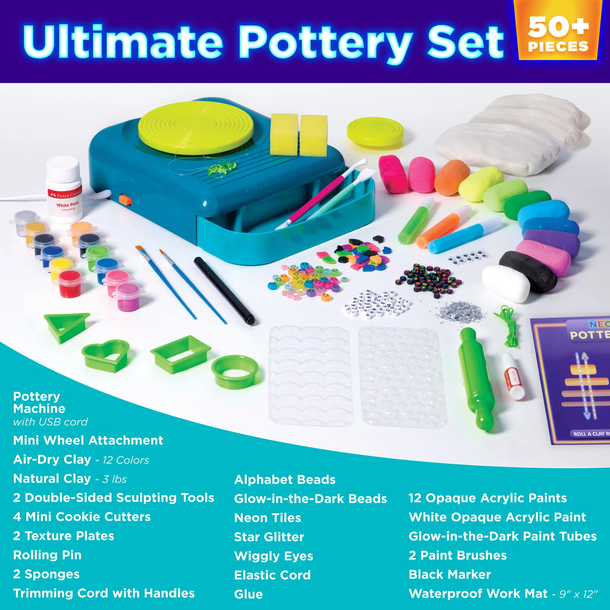 Neon Glow Pottery Studio Cover