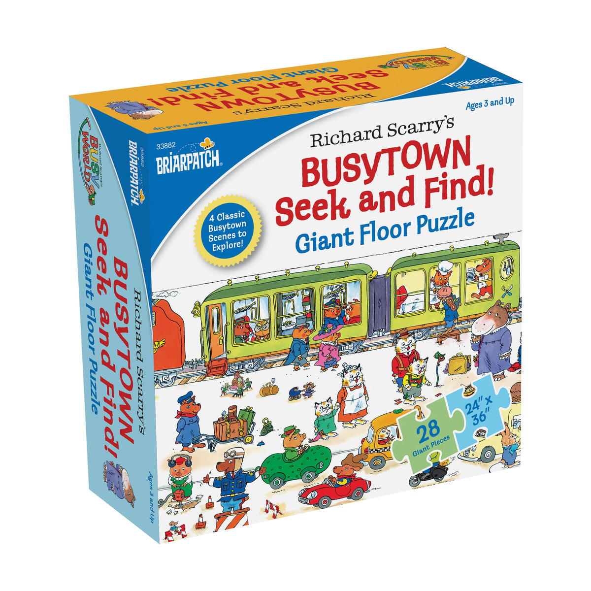 Richard Scarry's Busytown Seek & Find Floor Puzzle Cover