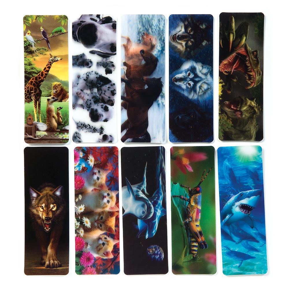 3D Lenticular Bookmarks Cover