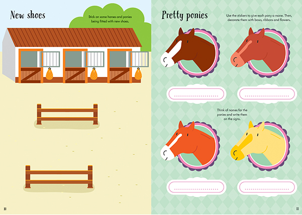 Little Sticker Horses & Ponies Preview #2