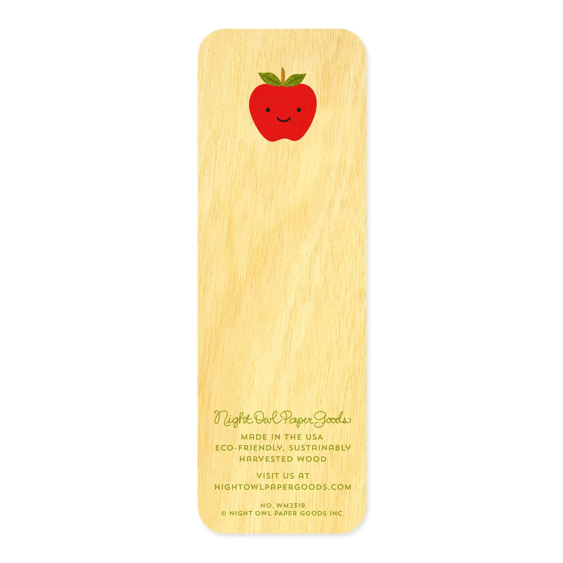 Apples Bookmark Thank You Card Preview #4