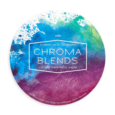 Chroma Blends Circular Watercolor Paper Pad 10