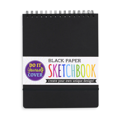 Black Sketchbook with DIY Cover Preview #1