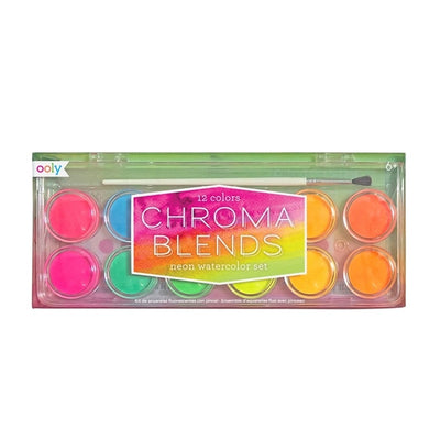 Neon Chroma Blends Watercolors Preview #1