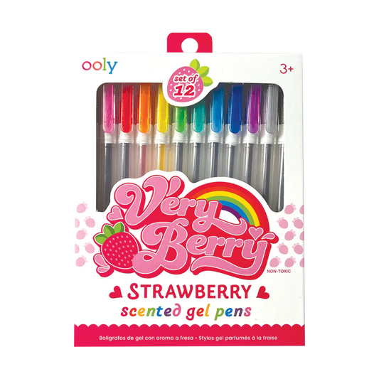 Tomfoolery Toys | Very Berry Scent Gel Pens