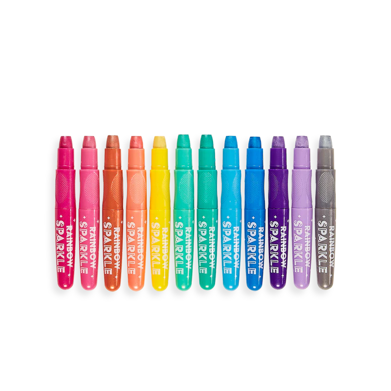 Rainbow Sparkle Metallic Gel Crayons Cover