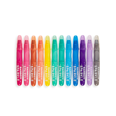 Rainbow Sparkle Metallic Gel Crayons Preview #2