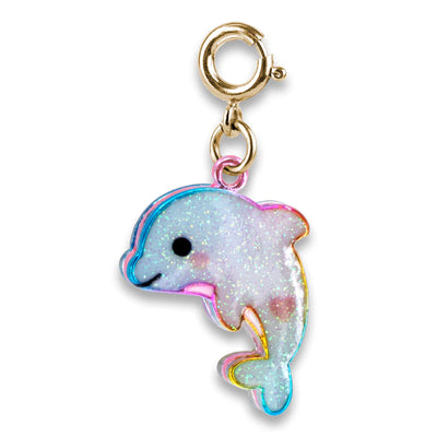 Glitter Tie-Dye Dolphin Charm Preview #1