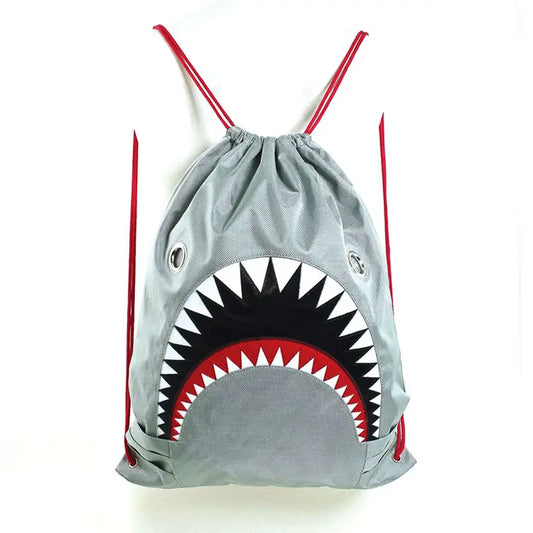 Tomfoolery Toys | Shark Drawstring Knapsack