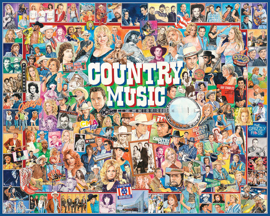 Tomfoolery Toys | Country Music - 1000pc Puzzle