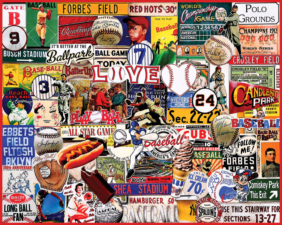 I Love Baseball Puzzle Cover