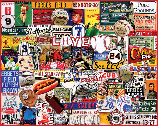 Tomfoolery Toys | I Love Baseball Puzzle