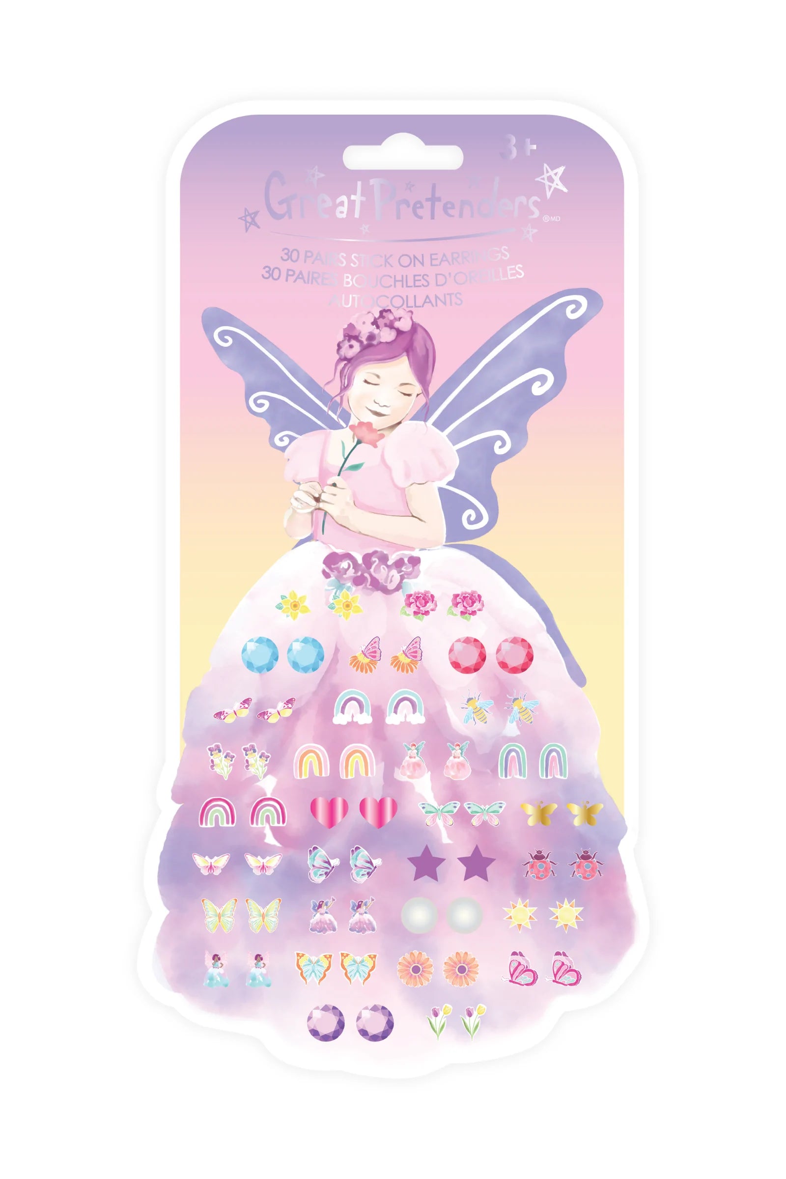 Tomfoolery Toys | Butterfly Fairy Triana Sticker Earrings