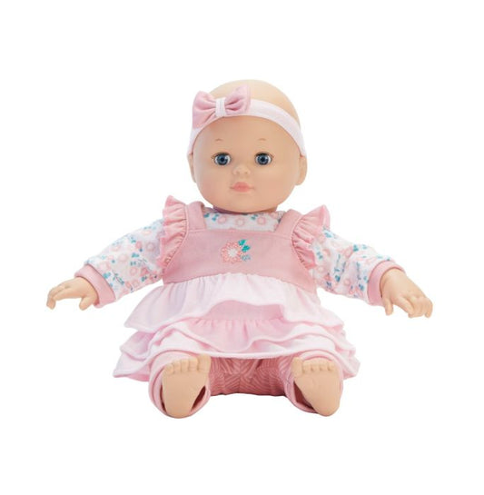 Tomfoolery Toys | Baby Cuddles Pink Floral Dress