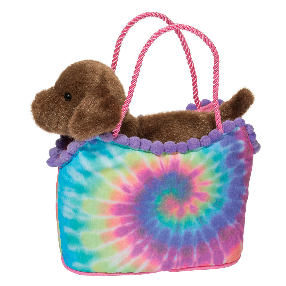 Tomfoolery Toys | Tie Dye Sak w/Chocolate Lab