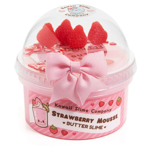 Tomfoolery Toys | Strawberry Mousse Fluffy Butter Slime
