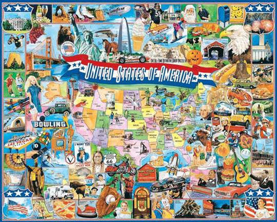 United States of America Puzzle 1000pc Preview #2