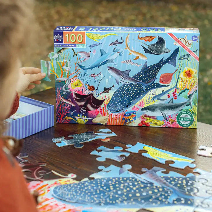 Love of Sharks Puzzle Cover