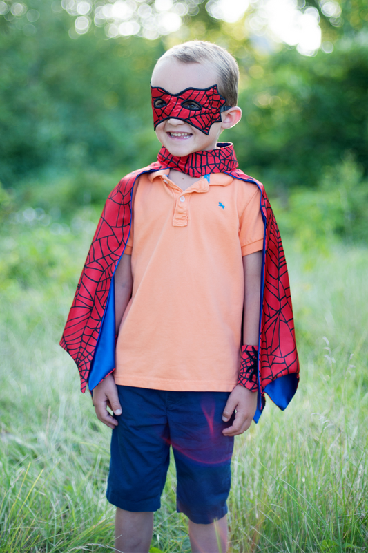 Tomfoolery Toys | Spider Cape, Mask and Cuffs Set