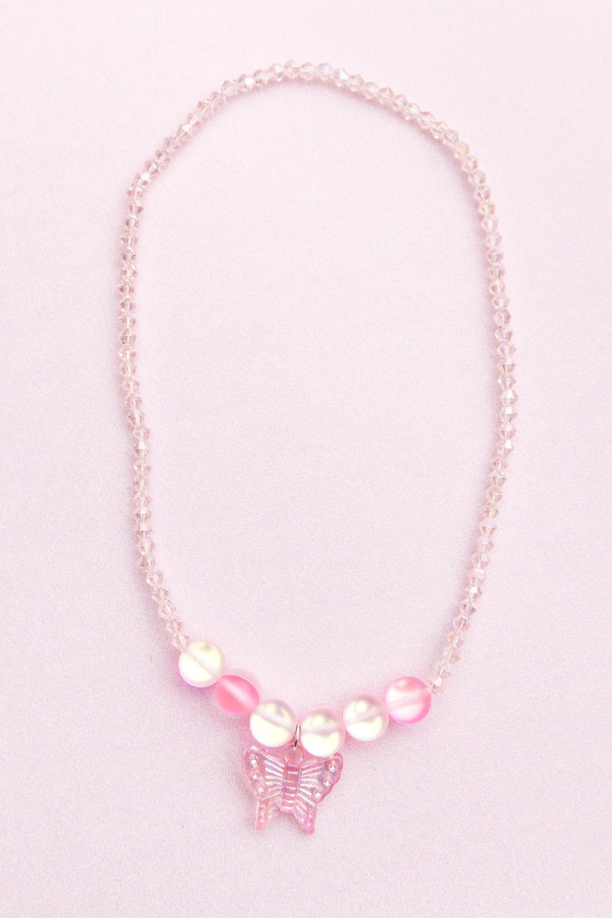 Holo Pink Crystal Necklace Cover