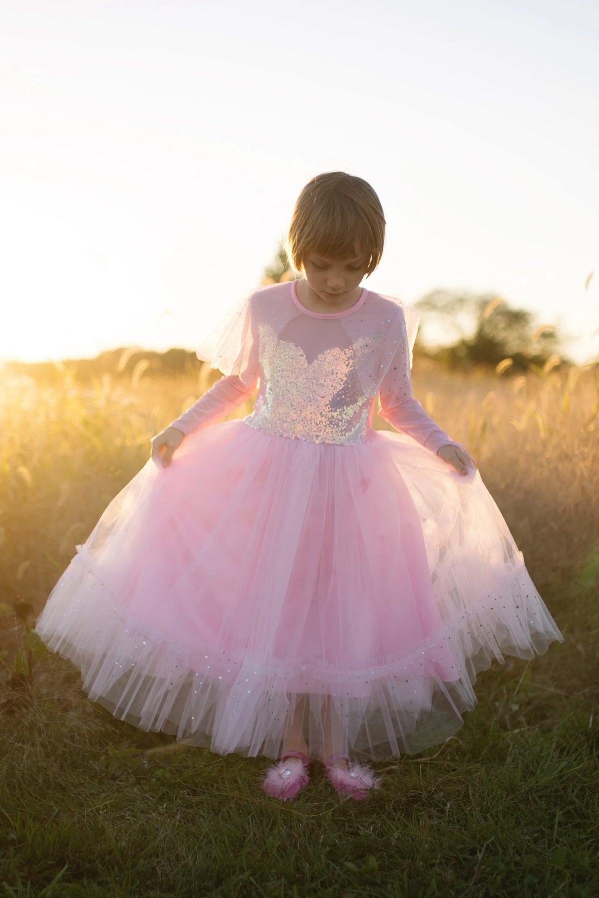 Elegant in Pink Dress, Sz. 3-4 Cover