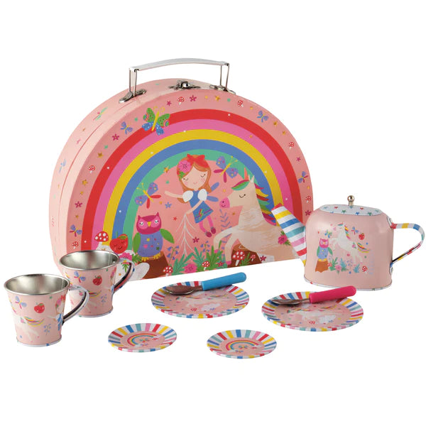 Rainbow Fairy Tea Set Case Cover