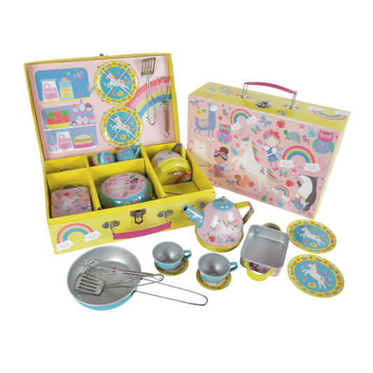 Tomfoolery Toys | Rainbow Fairy Musical Tea Set