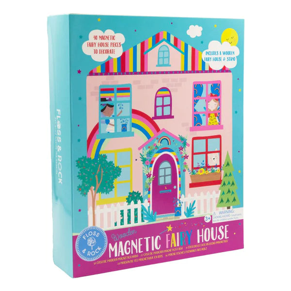 Magnetic Rainbow Fairy Doll House Cover