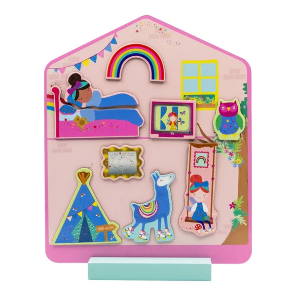 Magnetic Rainbow Fairy Doll House Preview #4