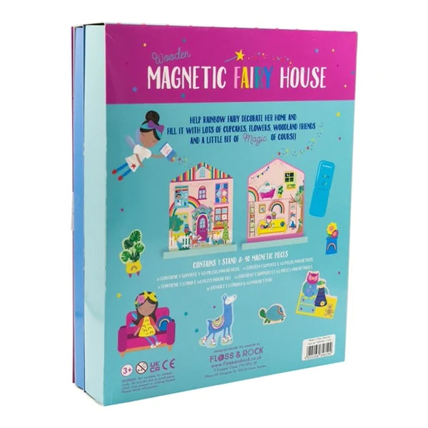 Magnetic Rainbow Fairy Doll House Cover