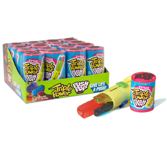 Tomfoolery Toys | Triple Power Push Pop