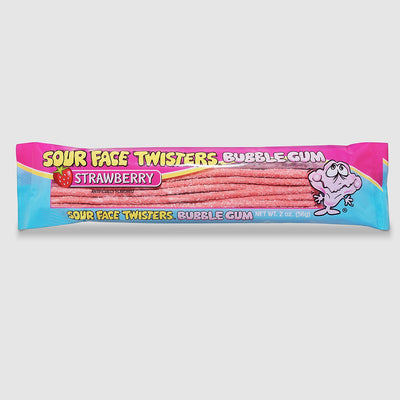 Face Twisters Sour Bubble Gum Straws Preview #1