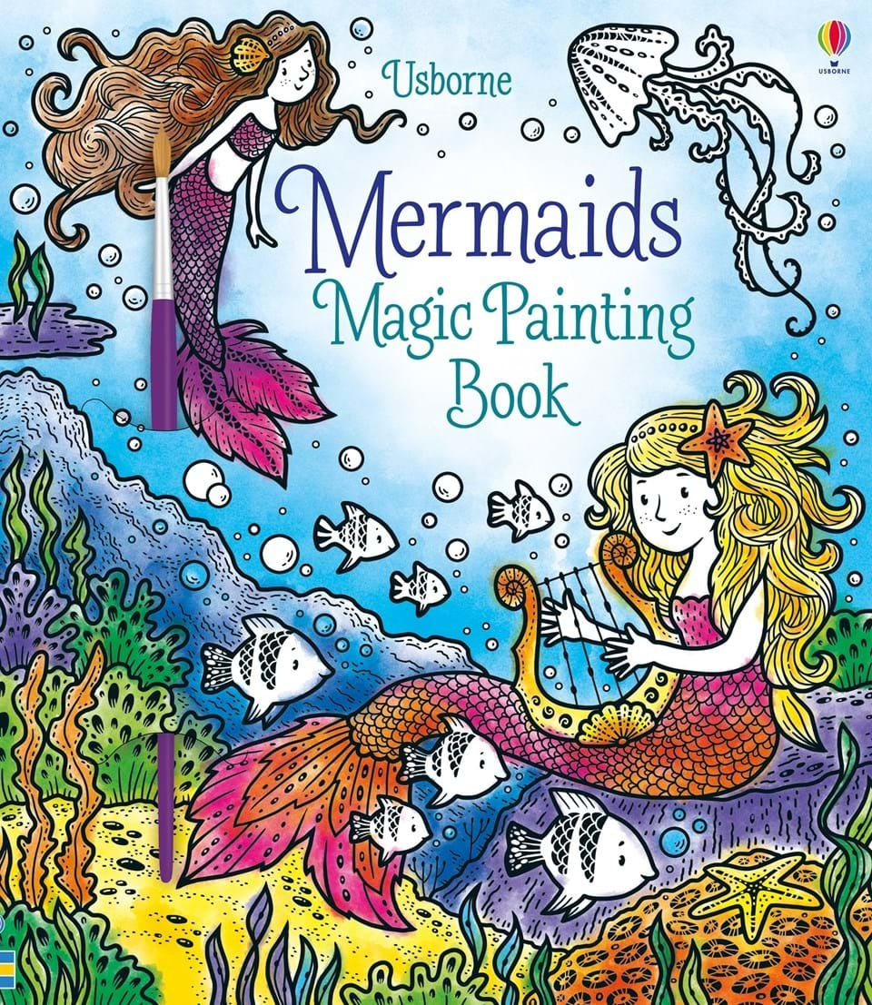 Magic Painting Book Mermaids Cover