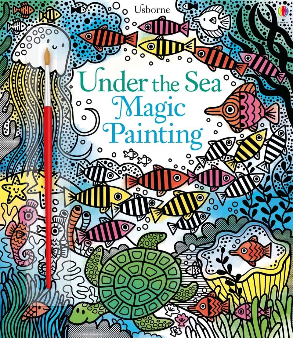 Under the Sea Magic Painting Book Cover