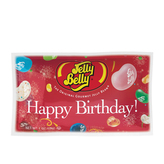 Happy Birthday Jelly Belly Bag Cover