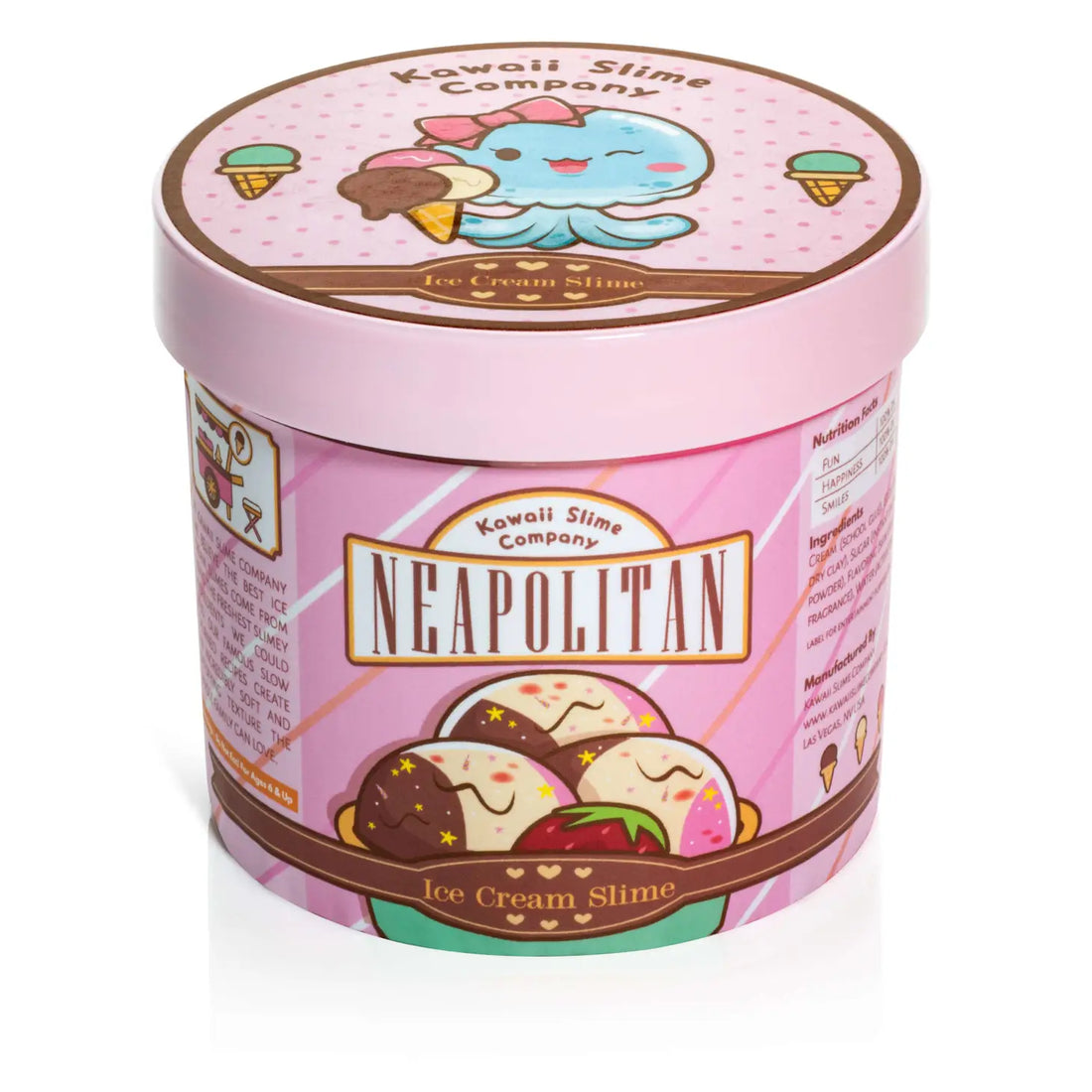 Ice Cream Pint Slime: Neapolitan Preview #2