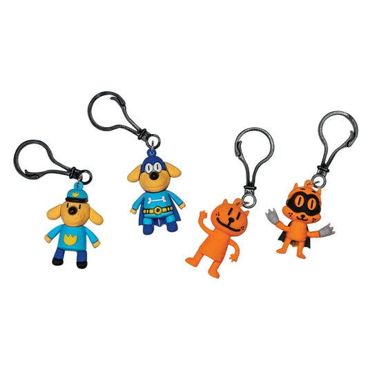 Tomfoolery Toys | Dog Man Backpack Clip
