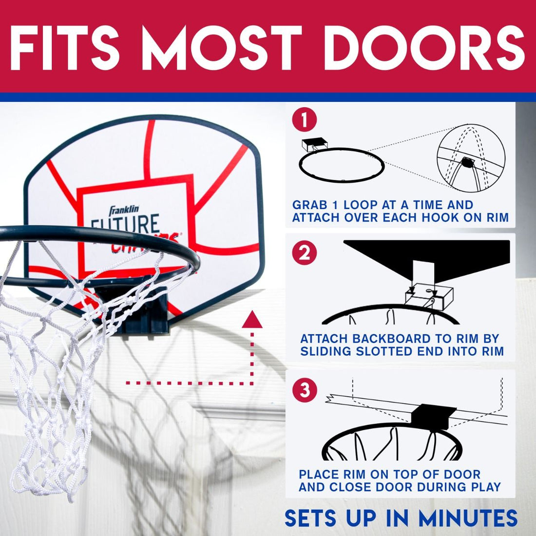Over the Door Mini Basketball Set Preview #5