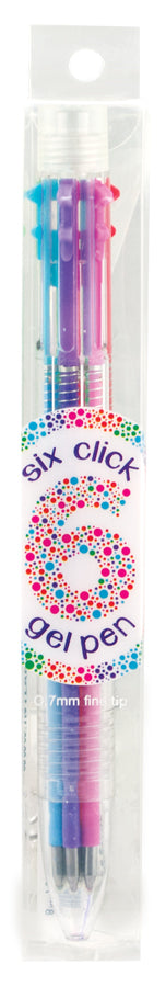 Tomfoolery Toys | 6 Click Gel Pens
