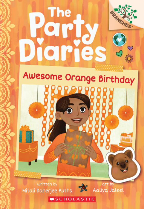 The Party Diaries #1: Awesome Orange Birthday Cover