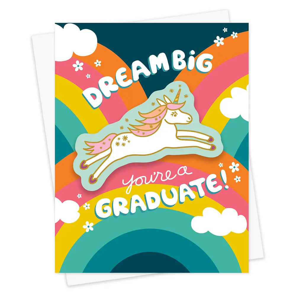 Tomfoolery Toys | Unicorn Graduation Card