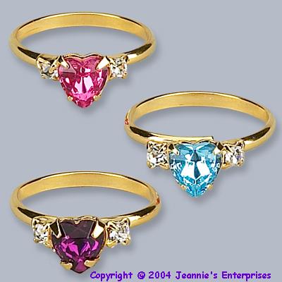 Tomfoolery Toys | Birthstone Rings