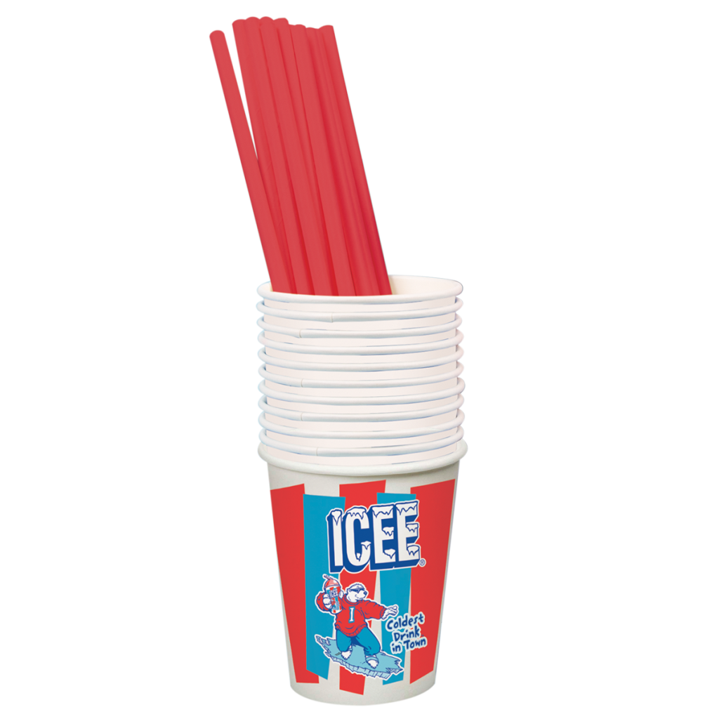 ICEE Paper Cups & Straws Preview #2
