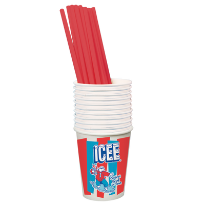 ICEE Paper Cups & Straws Preview #2